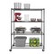 Seville Classics UltraDurable 4-Tier NSF Steel Shelving, 60" W x 24" D x 76" H